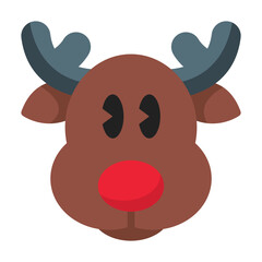 reindeer flat icon