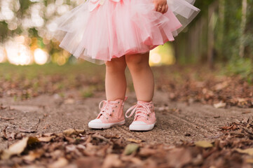little ballerina walking in the park, 