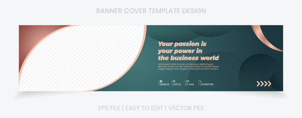 banner cover social media linkedin facebook template design