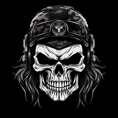 Skull Head Symbol