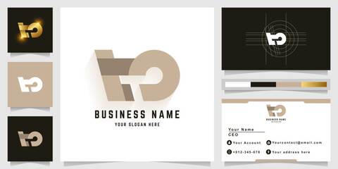 Letter to or Lo monogram logo