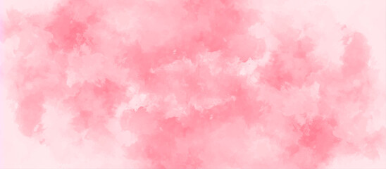 Fototapeta premium abstract watercolor background .watercolor background with pink color. Fantasy light red, pink shades watercolor background. subtle watercolor pink yellow gradient illustration.
