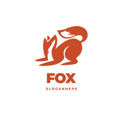 fox modern logo vector