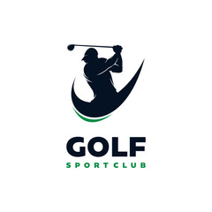 Golf Sport Logo Design Template