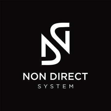 Modern NSD Letter Non Direct System company Logo Design