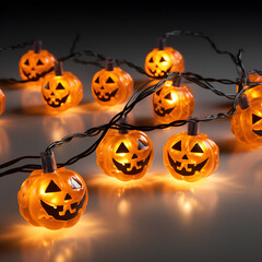 halloween background with pumpkins