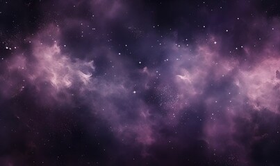 Purple Space Purple nebula , Generative AI