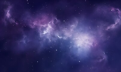 Purple Space Purple nebula , Generative AI