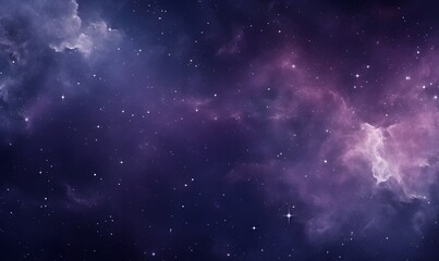 Purple Space Purple nebula , Generative AI