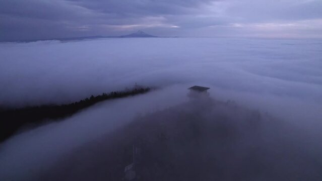 Firewatch Tower in the Fog