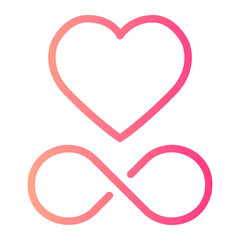 endless gradient icon