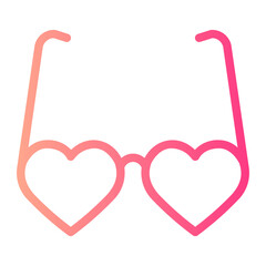 glasses gradient icon