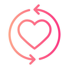 health gradient icon