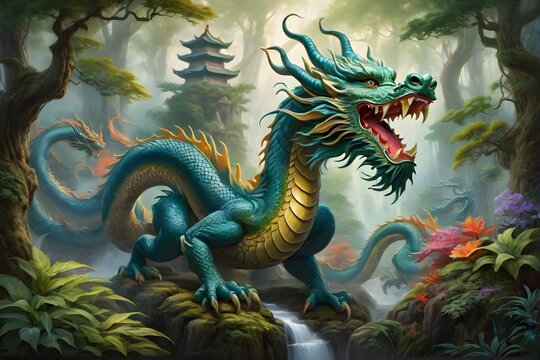 Fantasy Thailand Dragon Mythical Creature in China