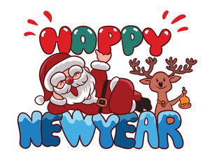 Santa Happy New Year