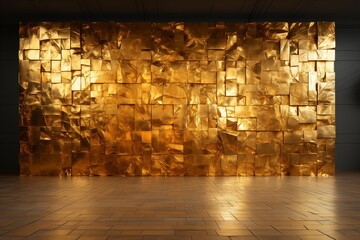golden wall, texture, background, wallpaper, website, slide