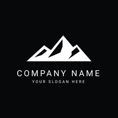 Beautiful Mountain Icon in Logo Design