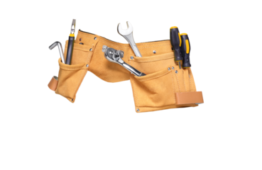 Waist belt tool bag  PNG transparent