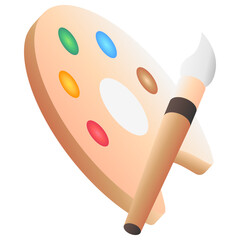 Brush icon are typically used in a wide range of applications, including websites, apps, presentations, and documents related to writing, drawing, and office work.