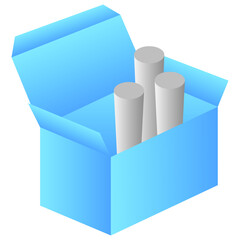 Chalk icon are typically used in a wide range of applications, including websites, apps, presentations, and documents related to writing, drawing, and office work.