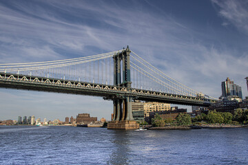 Fototapeta na wymiar Broocklyn bridge puente new york