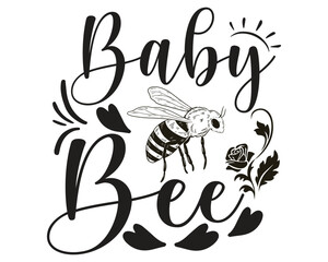 Baby Bee SVG Design Gift