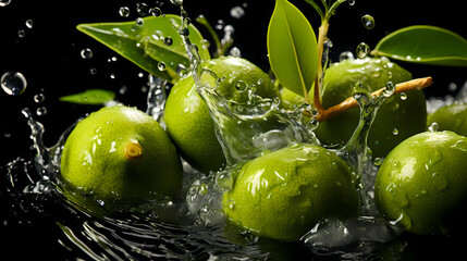 Olive business shooting close-up PPT background poster wallpaper web page