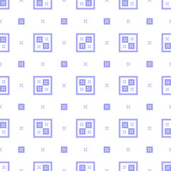 In this seamless pattern, the blocks are designed like something shimmering and this pastel block is placed on white background. It looks unusual, different and simple.