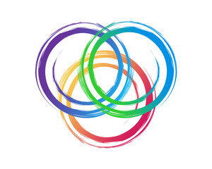 three circle logo