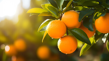Orange commercial shooting close-up PPT background poster wallpaper web page