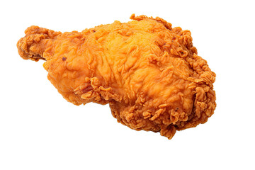 Fried chicken isolated on white background