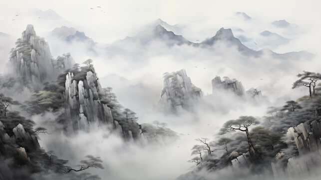 「水墨画」の写真素材 | 310,395件の無料イラスト画像 | Adobe Stock