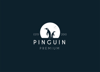 Pinguin vector illustration. Creative animal logo inspiration. can be used as symbols, brand identity, icons, or others.