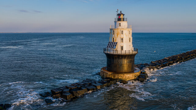 Harbor of Refuge Lighthouse - Lewes, DE.