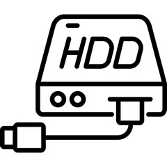 External Hard Drive Icon