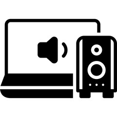 Laptop Speaker Icon
