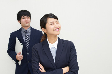 笑顔のビジネスマン