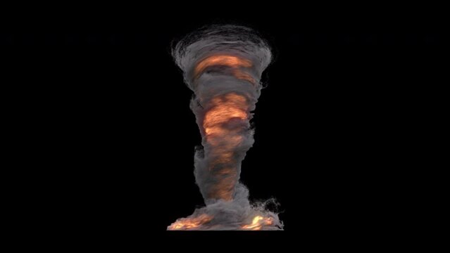 A huge tornado scene effect background footage, motion graphics, overlay 4K drag-and-drop editing software blending modes