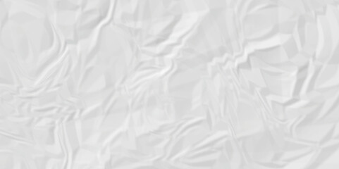 White paper crumpled texture. white fabric textured crumpled white paper background. panorama white paper texture background, crumpled pattern texture background.