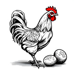 chicken illustration