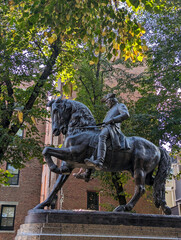 statue of Paul Revere 