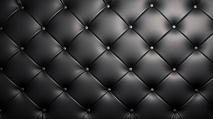 Black Luxury Leather Headboard, Leather Upholstery Pattern