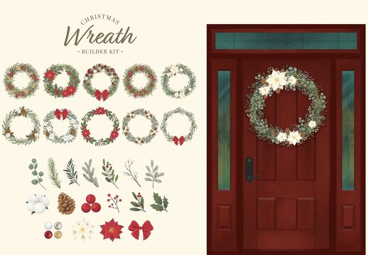 Christmas Wreath Builder Kit