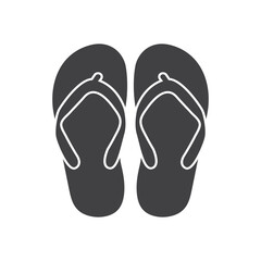 flip flop icon vector
