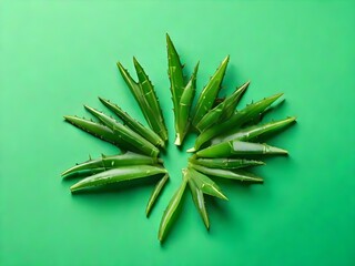 Fototapeta premium aloe vera leaves