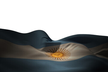 Naklejka premium Digital png photo of flag of argentine on transparent background