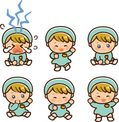 園児のかわいいイラスト