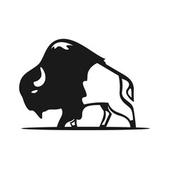 Buffalo logo design concept