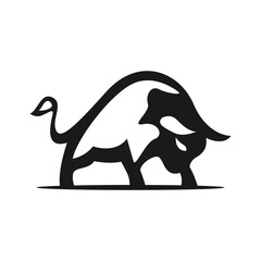 Buffalo logo design concept