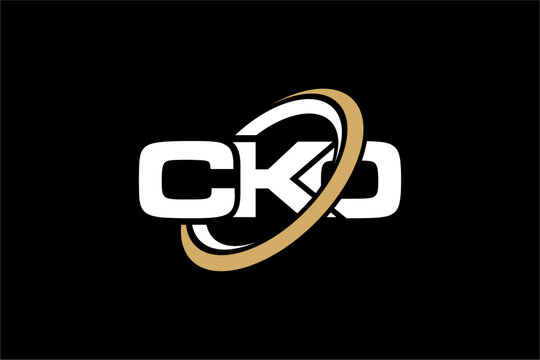 CKO creative letter logo design vector icon illustration
